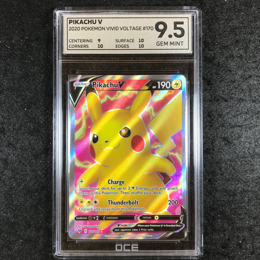 OCE Pikachu V - 170/185 - Full Art Vivid Voltage 062