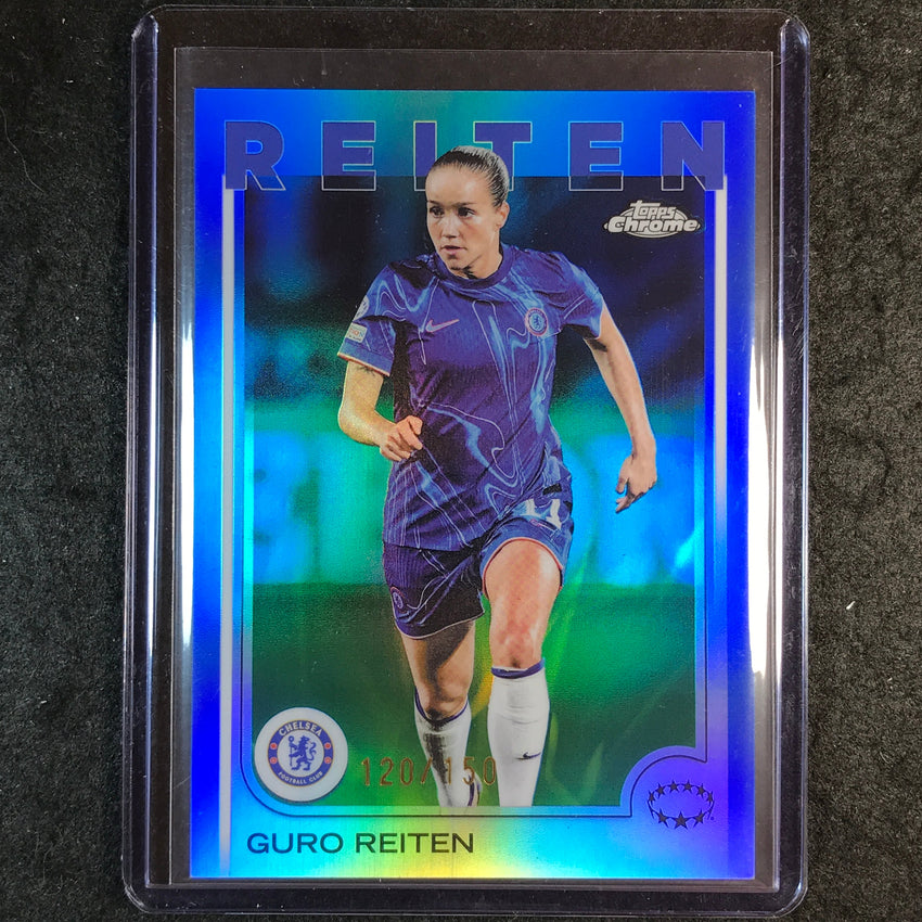 2024-25 Topps Chrome UEFA Women's GURO REITEN Base Blue 120/150 #42