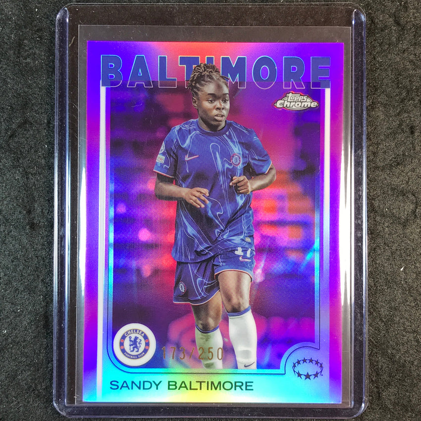 2024-25 Topps Chrome UEFA Women's SANDY BALTIMORE Pink /250 #32