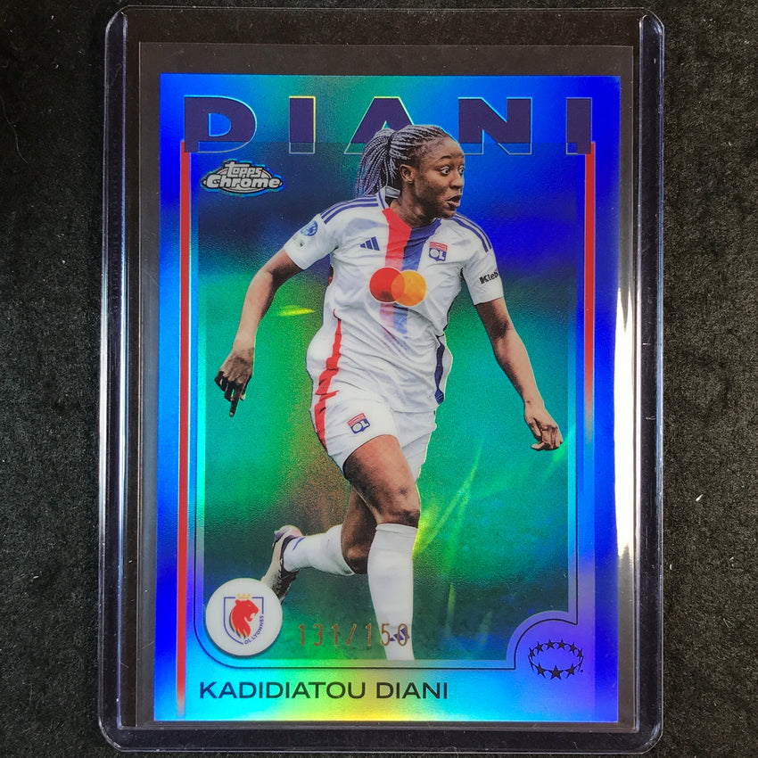 2024-25 Topps Chrome UEFA Women's KADIDIATOU DIANI Base Blue 131/150 #86