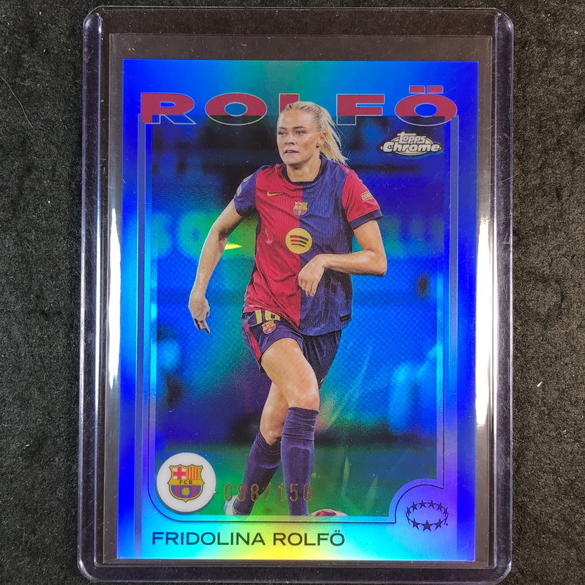 2024-25 Topps Chrome UEFA Women's FRIDOLINA ROLFO Base Blue 98/150 #96