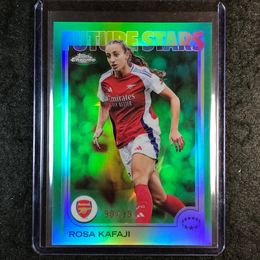 2024-25 Topps Chrome UEFA Women's ROSA KAFAJI Future Stars Green 90/99 #89