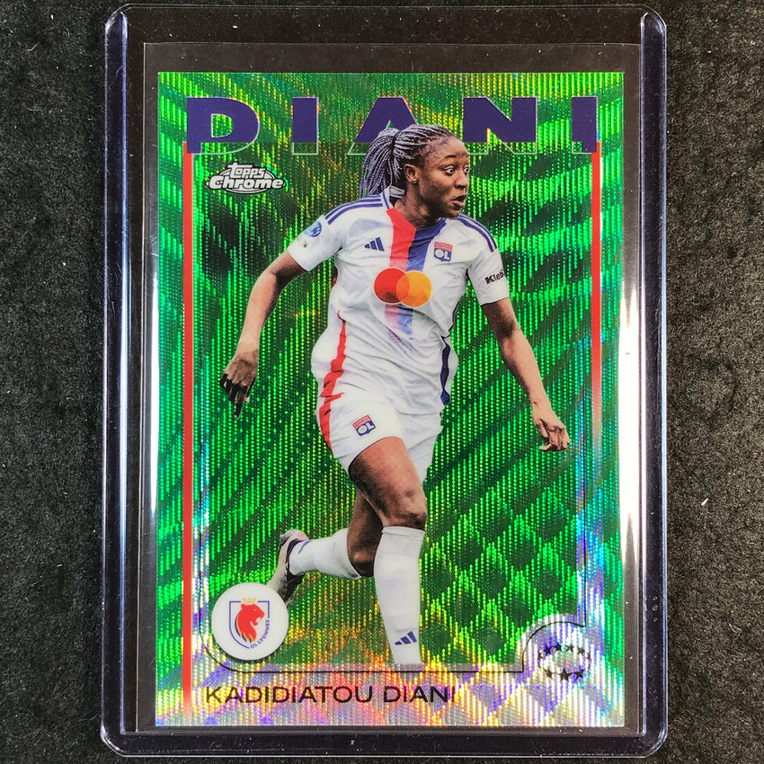 2024-25 Topps Chrome UEFA Women's KADIDIATOU DIANI Base Green Wave 72/99 #86