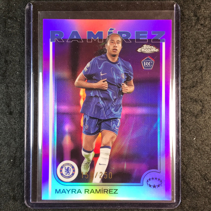 2024-25 Topps Chrome UEFA Women's MAYRA RAMIREZ Rookie Pink /250 #50
