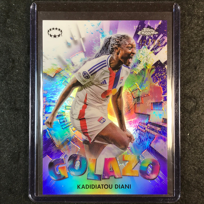 2024-25 Topps Chrome UEFA Women's KADIDIATOU DIANI Golazo Purple 32/75 #14