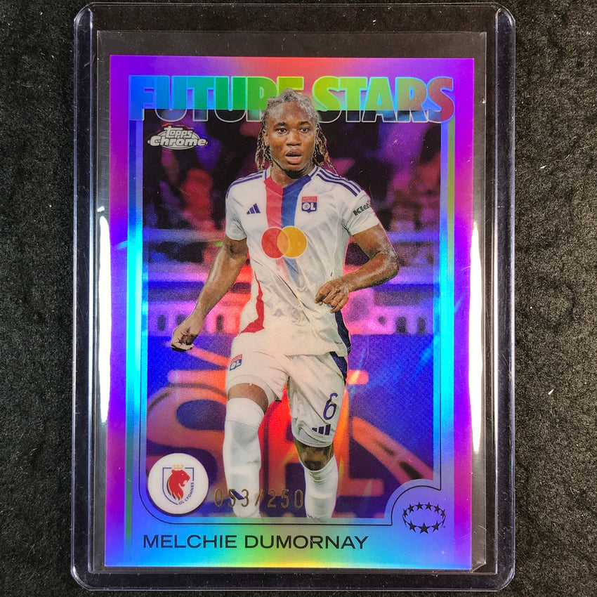 2024-25 Topps Chrome UEFA Women's MELCHIE DUMORNAY Future Stars Pink /250 #59