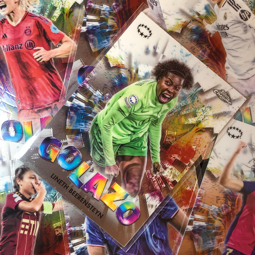 2024-25 Topps Chrome UEFA Women's PAULA COMENDADOR Golazo Rookie #4