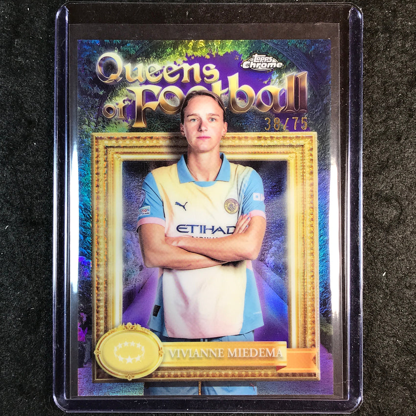 2024-25 Topps Chrome UEFA Women's VIVIANNE MIEDEMA Queens of Football 38/75 #17