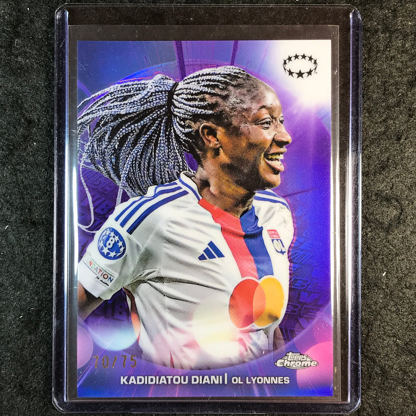 2024-25 Topps Chrome UEFA Women's KADIDIATOU DIANI Vibe Purple 70/75 #10