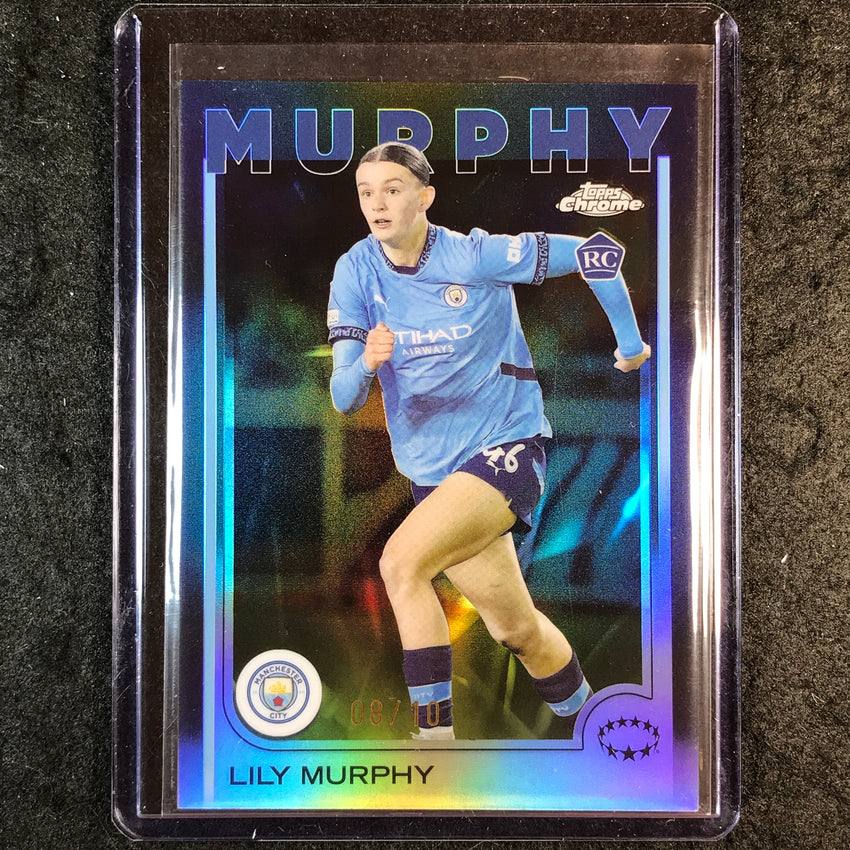 2024-25 Topps Chrome UEFA Women's LILY MURPHY Rookie Base Black 8/10 #77