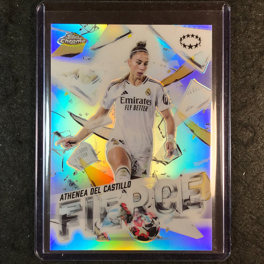 2024-25 Topps Chrome UEFA Women's ATHENEA DEL CASTILLO Fierce SSP #7