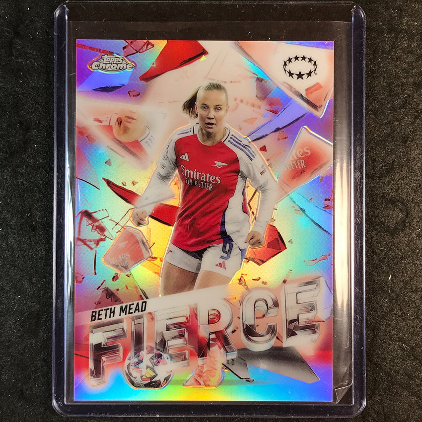 2024-25 Topps Chrome UEFA Women's BETH MEAD Fierce SSP #9