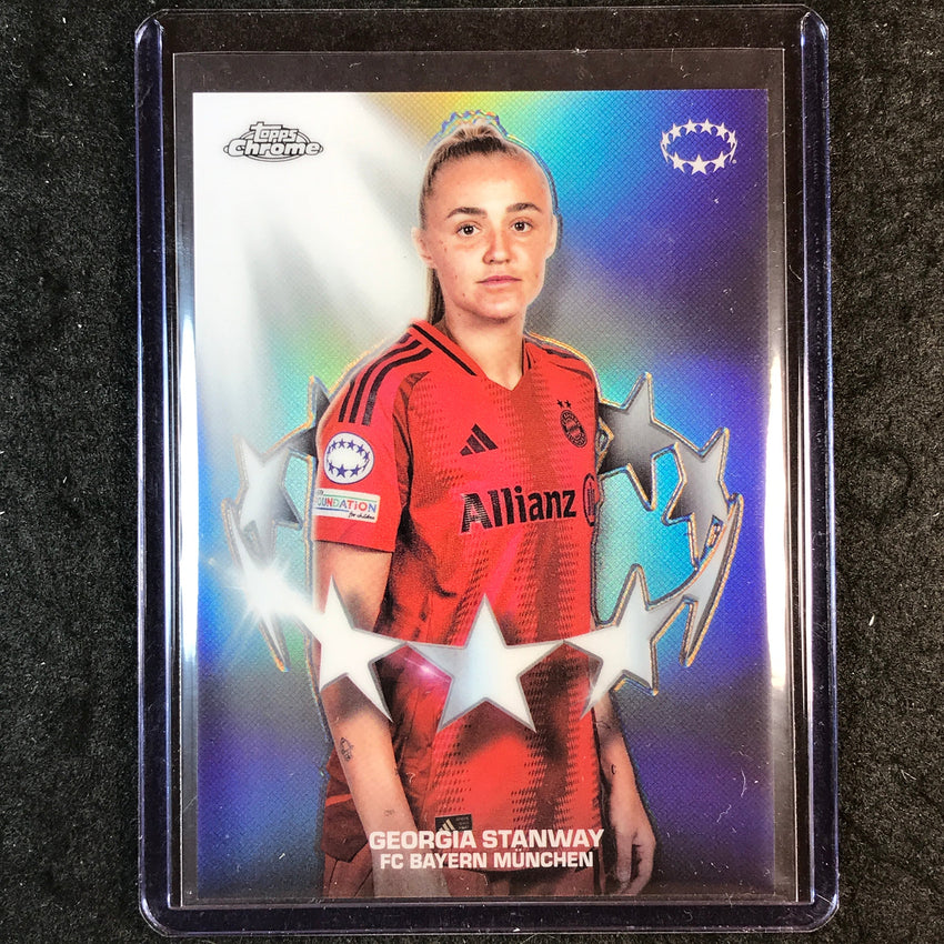 2024-25 Topps Chrome UEFA Women's GEORGIA STANWAY Noble One SSP #4