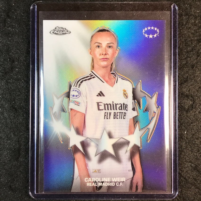2024-25 Topps Chrome UEFA Women's CAROLINE WEIR Noble One SSP #6
