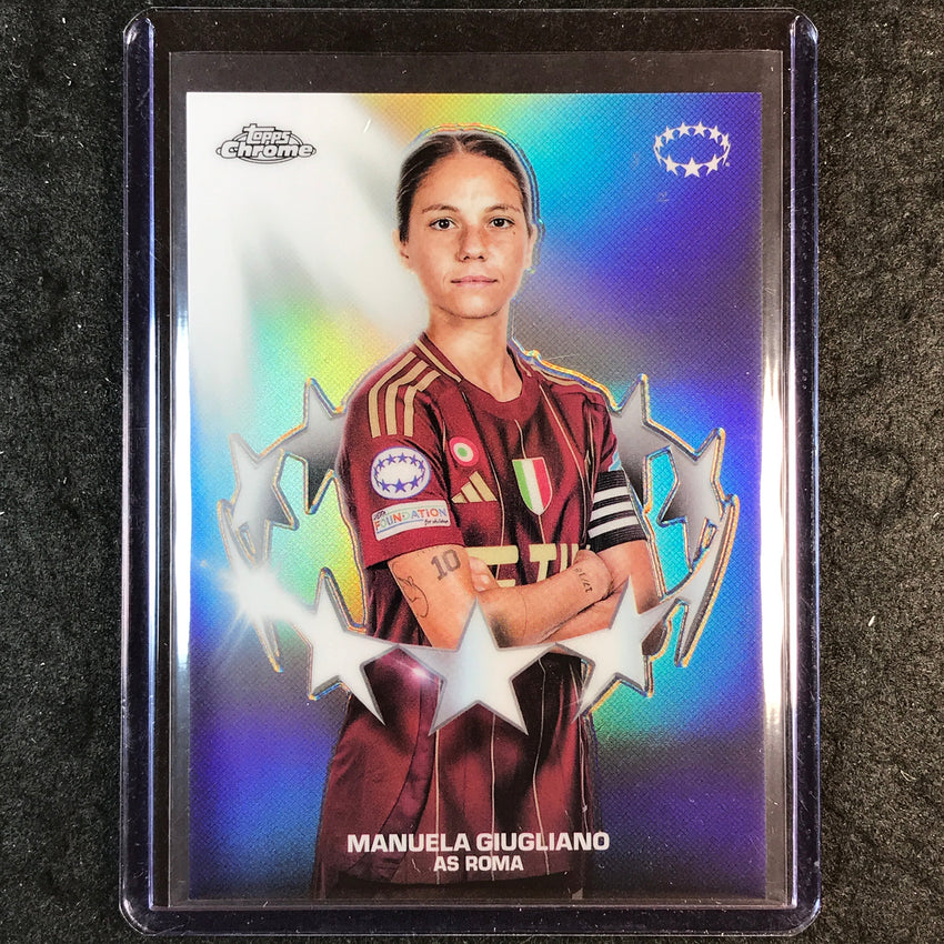 2024-25 Topps Chrome UEFA Women's MANUELA GIUGLIANO Noble One SSP #7