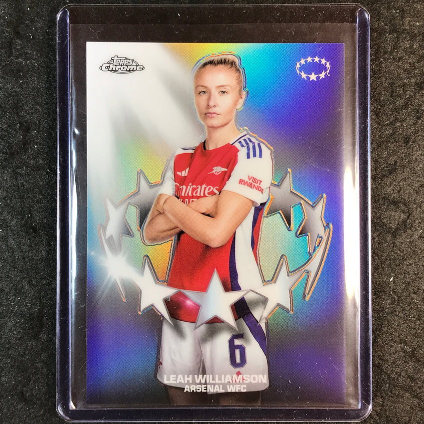 2024-25 Topps Chrome UEFA Women's LEAH WILLIAMSON Noble One SSP #9