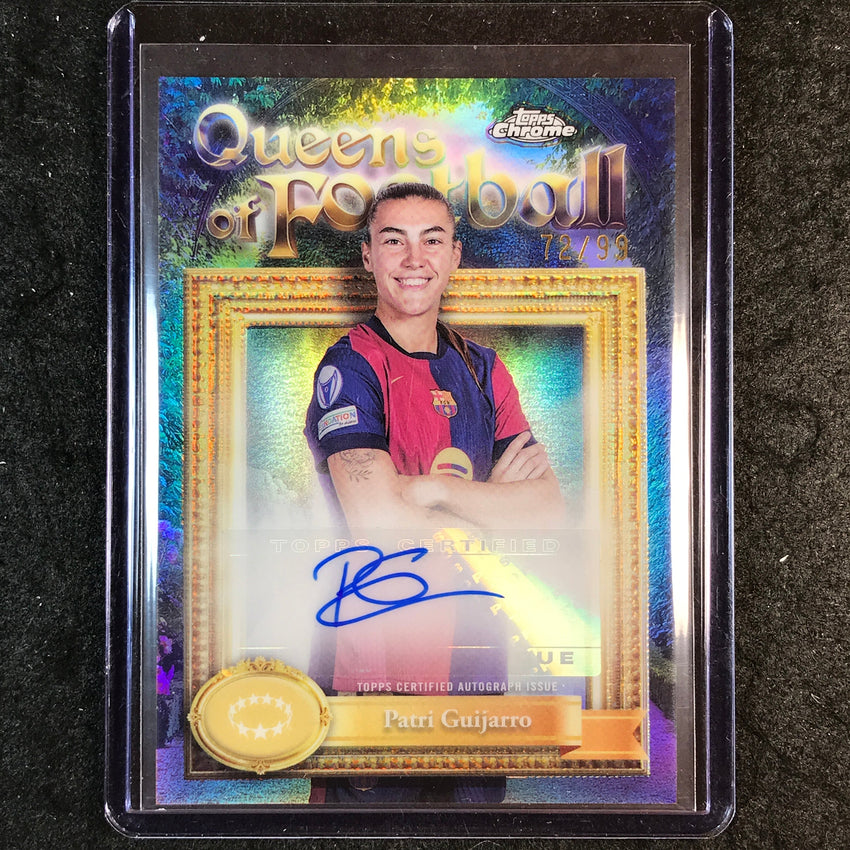 2024-25 Topps Chrome UEFA Women's PATRI GUIJARRO Queens of Football Auto 72/99