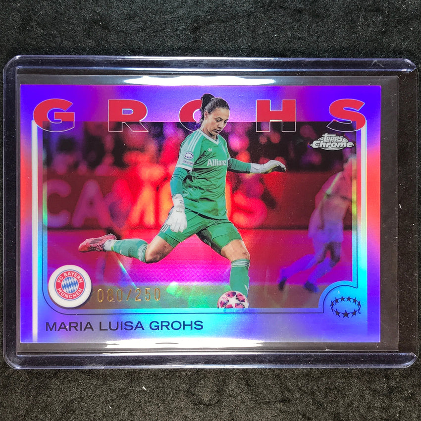 2024-25 Topps Chrome UEFA Women's MARIA LUISA GROHS Pink /250 #92