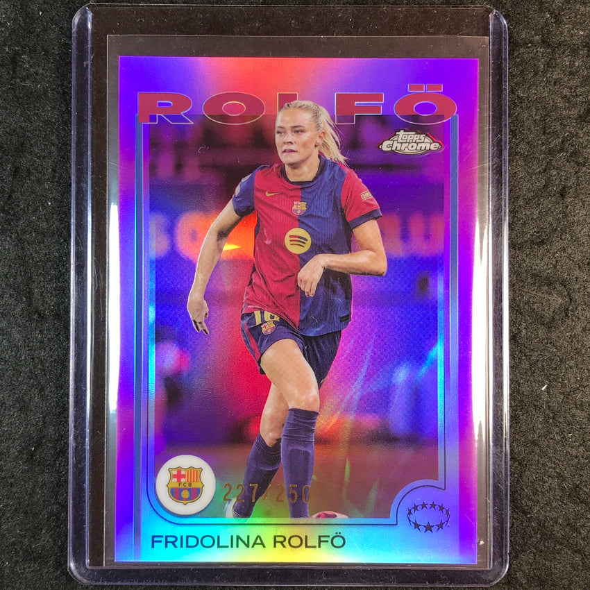 2024-25 Topps Chrome UEFA Women's FRIDOLINA ROLFO Pink /250 #96