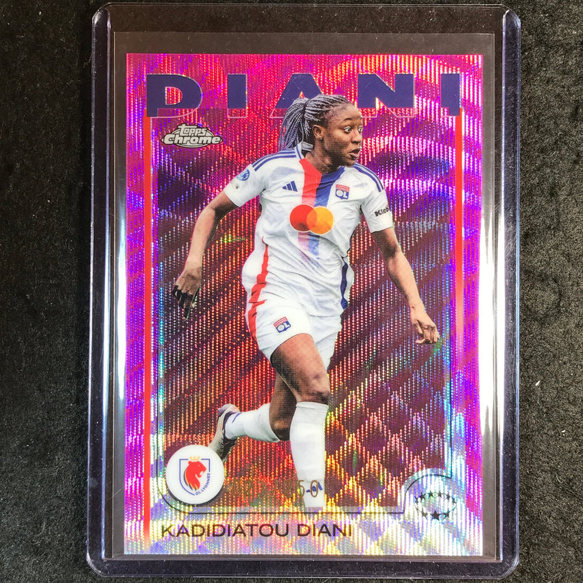 2024-25 Topps Chrome UEFA Women's KADIDIATOU DIANI Pink Wave /250 #86