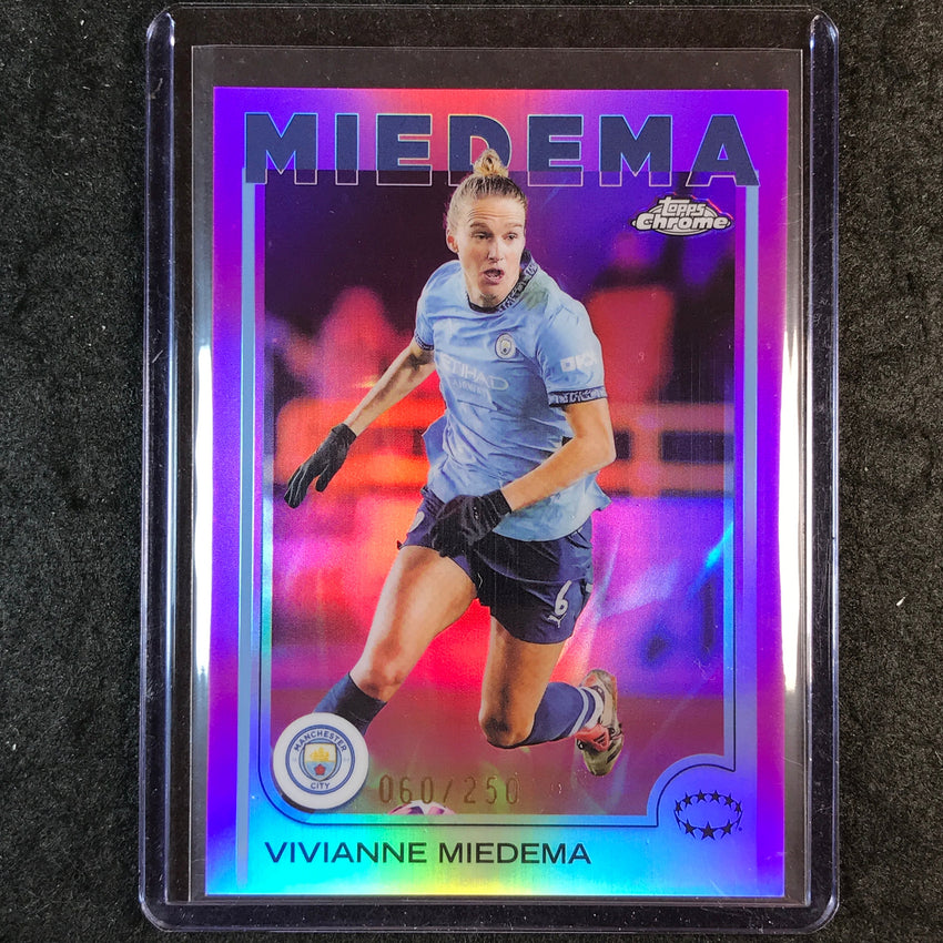 2024-25 Topps Chrome UEFA Women's VIVIANNE MIEDEMA Pink /250 #9