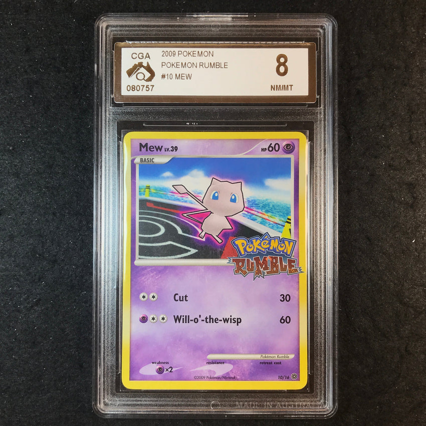 CGA 8 Mew - 10/16 - 2009 Pokemon Rumble Promo Pokemon 757