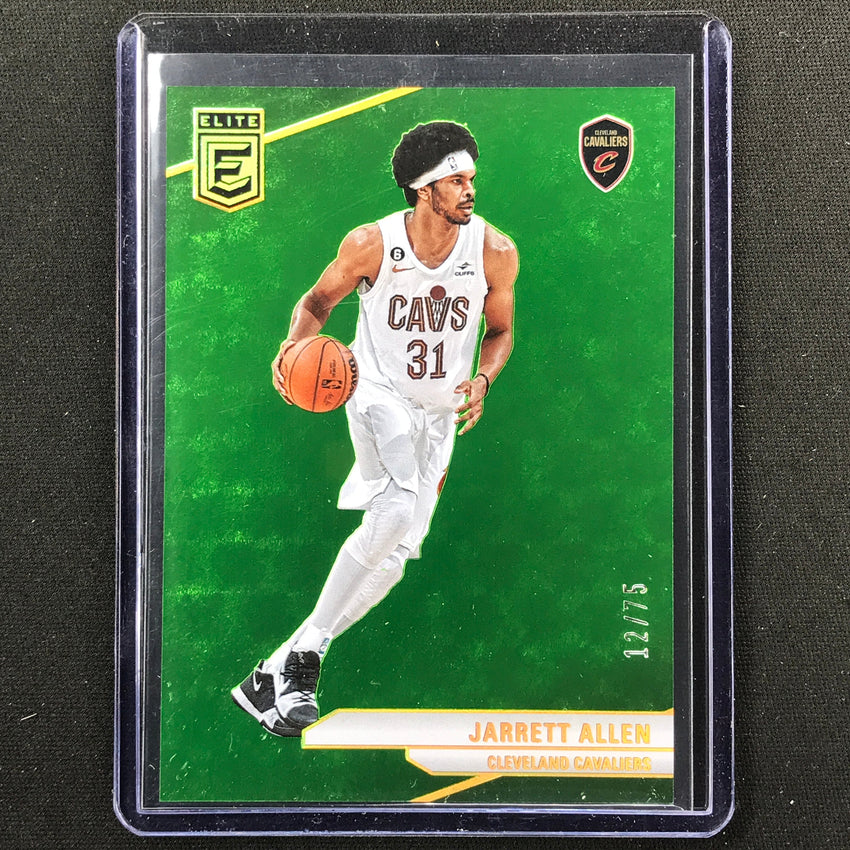 2023-24 Donruss Elite Jarrett Allen Base Neon Green 12/75 #42