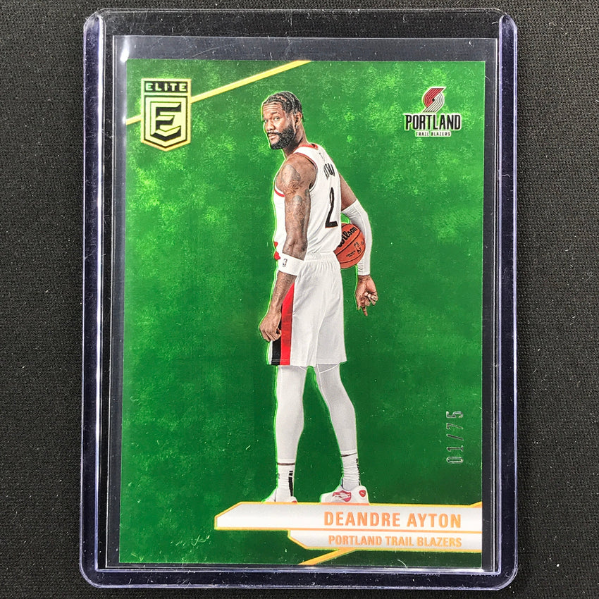2023-24 Donruss Elite Deandre Ayton Base Neon Green 1/75 #43