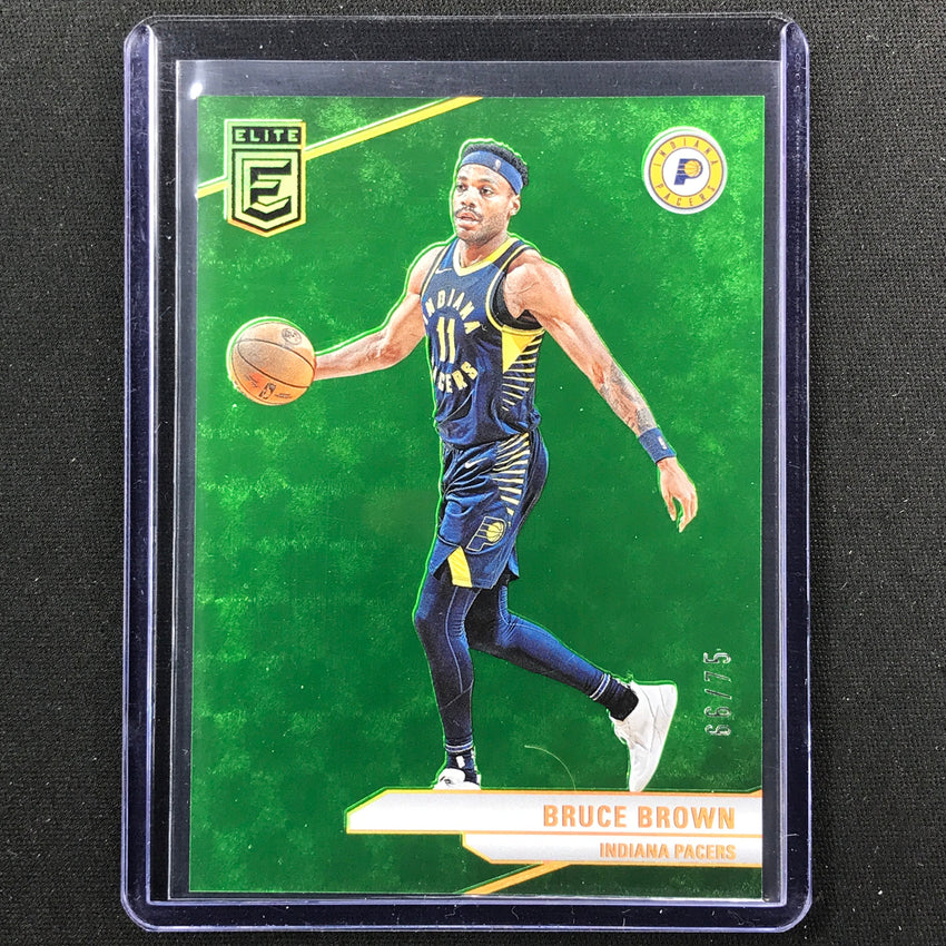 2023-24 Donruss Elite Bruce Brown Base Neon Green 66/75 #86