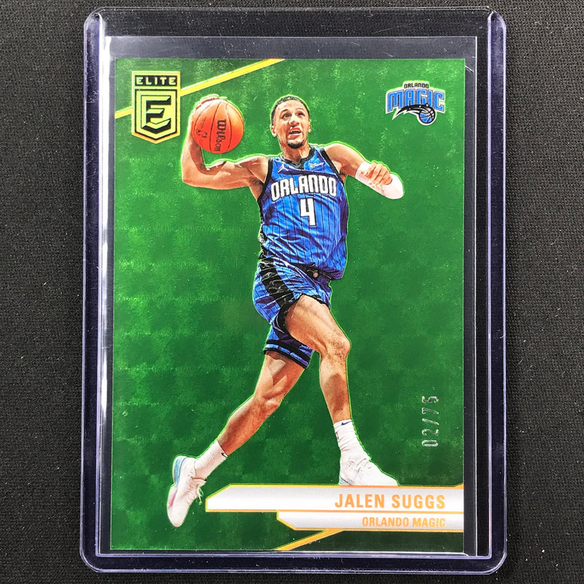 2023-24 Donruss Elite Jalen Suggs Base Neon Green 2/75 #129