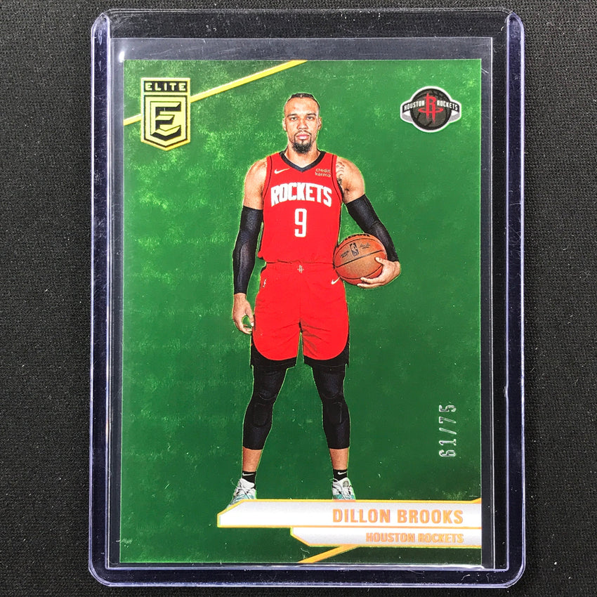 2023-24 Donruss Elite Dillon Brooks Base Neon Green 61/75 #151