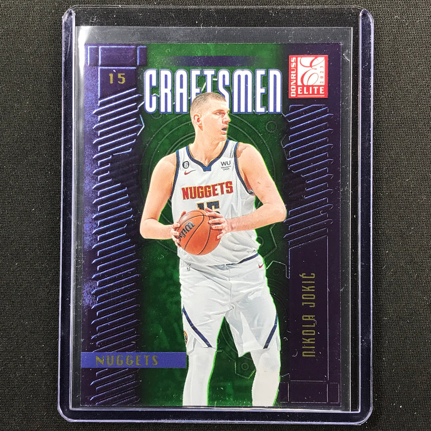 2023-24 Donruss Elite Nikola Jokic Craftsmen Neon Green 31/75 #8