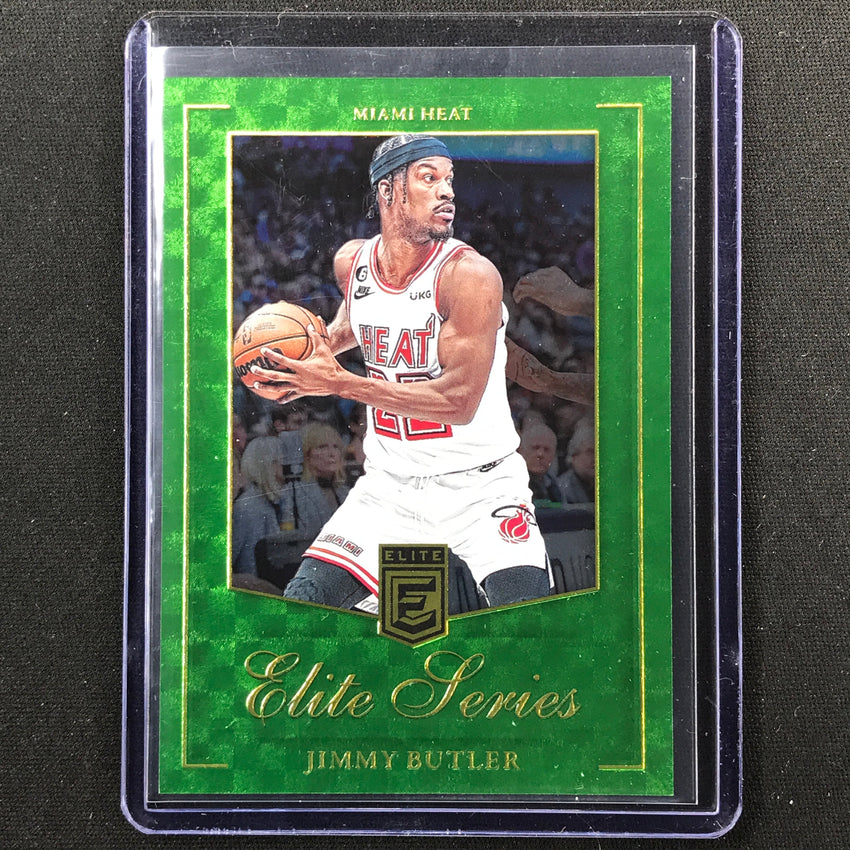 2023-24 Donruss Elite Jimmy Butler Elite Series Neon Green 24/75 #18