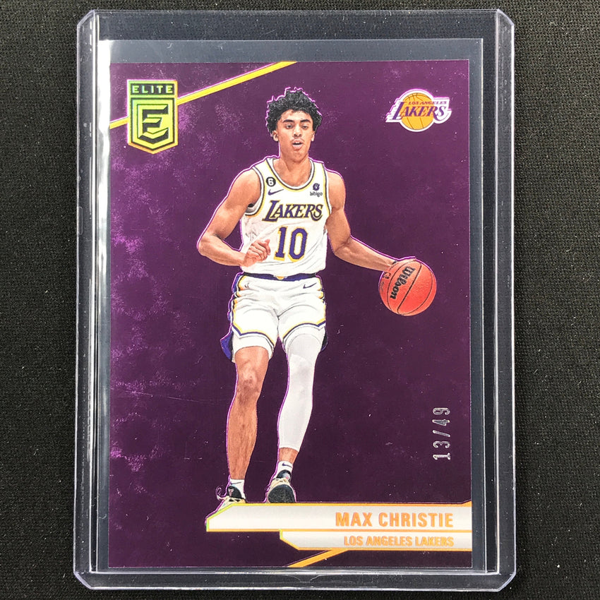 2023-24 Donruss Elite Max Christie Base Purple 13/49 #68-Cherry Collectables