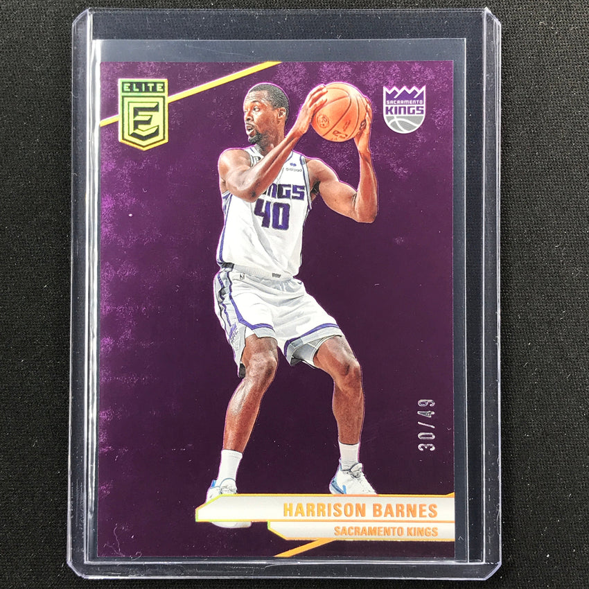 2023-24 Donruss Elite Harrison Barnes Base Purple 30/49 #95