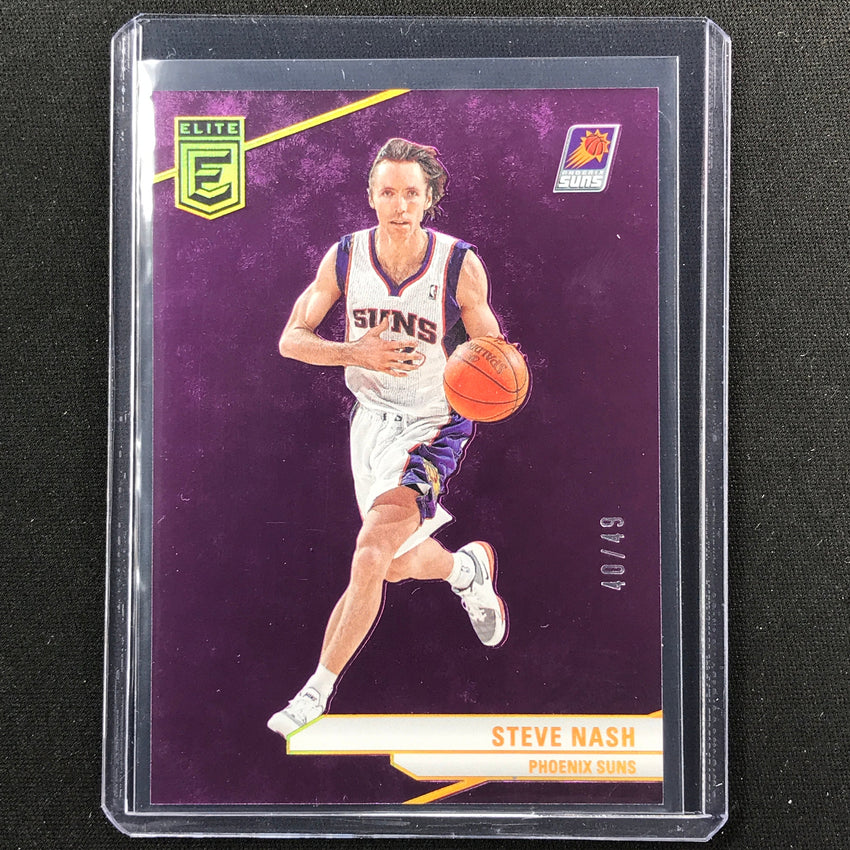 2023-24 Donruss Elite Steve Nash Base Purple 40/49 No 117