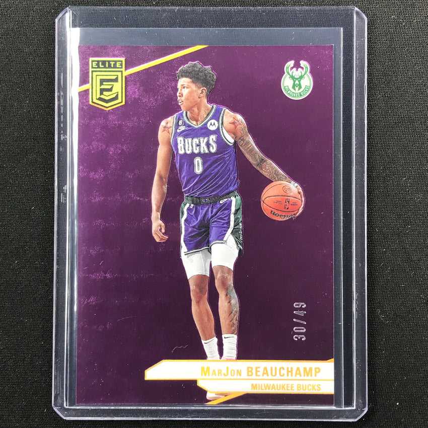 2023-24 Donruss Elite Marjon Beauchamp Base Purple 30/49 No 152