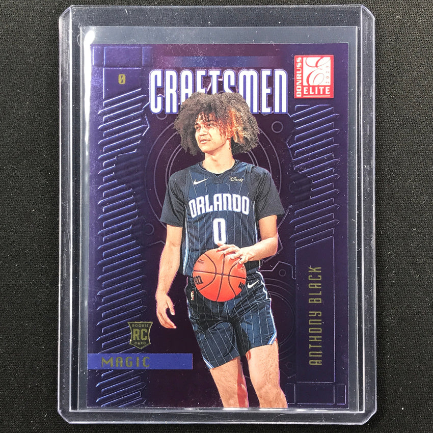 2023-24 Donruss Elite Anthony Black Rookie Craftsmen Purple 21/49 #23