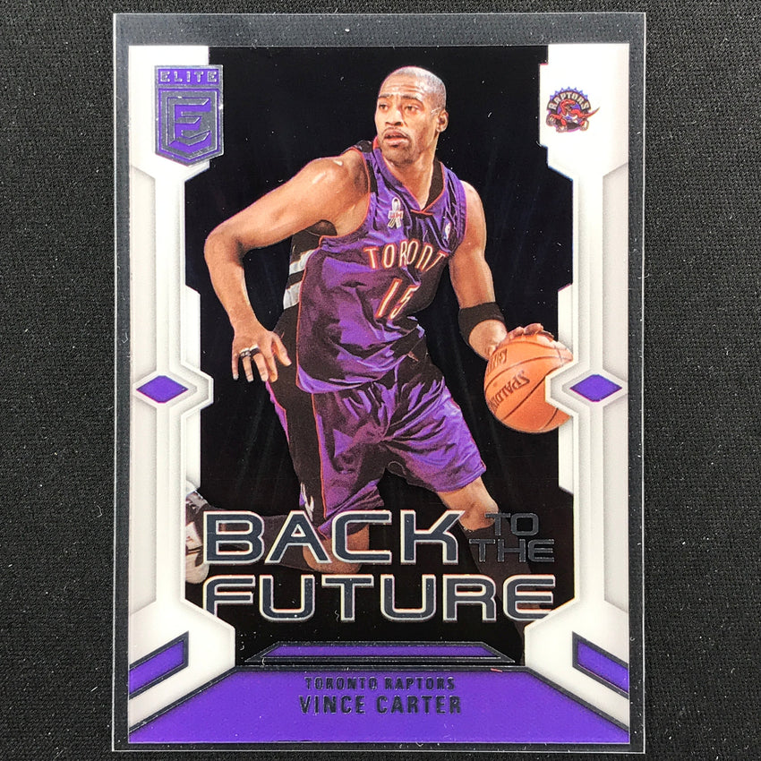 2023-24 Donruss Elite Vince Carter Back To The Future Acetate Base No 2