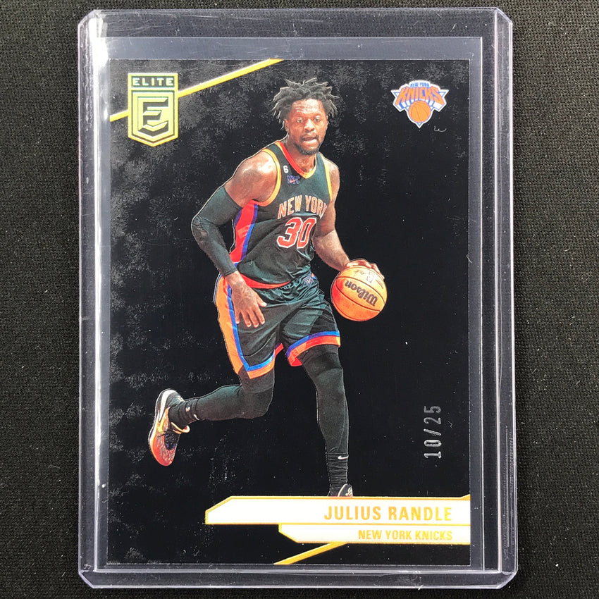 2023-24 Donruss Elite Juluis Randle Base Black 10/25 #40