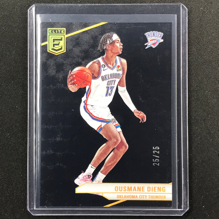2023-24 Donruss Elite Ousmane Dieng Base Black 25/25 #180