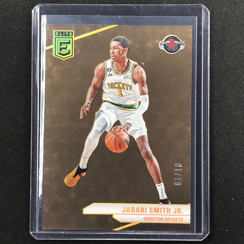 2023-24 Donruss Elite Jabari Smith Jr. Base Gold 1/10 #29