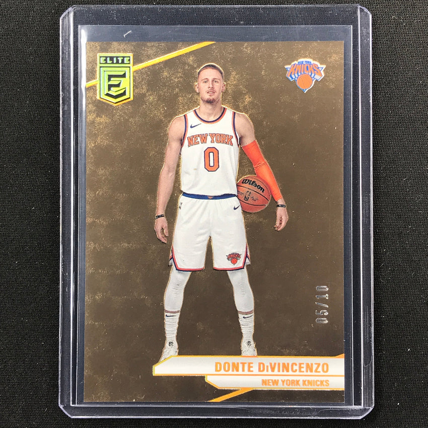 2023-24 Donruss Elite Donte Divincenzo Base Gold 5/10 No 192