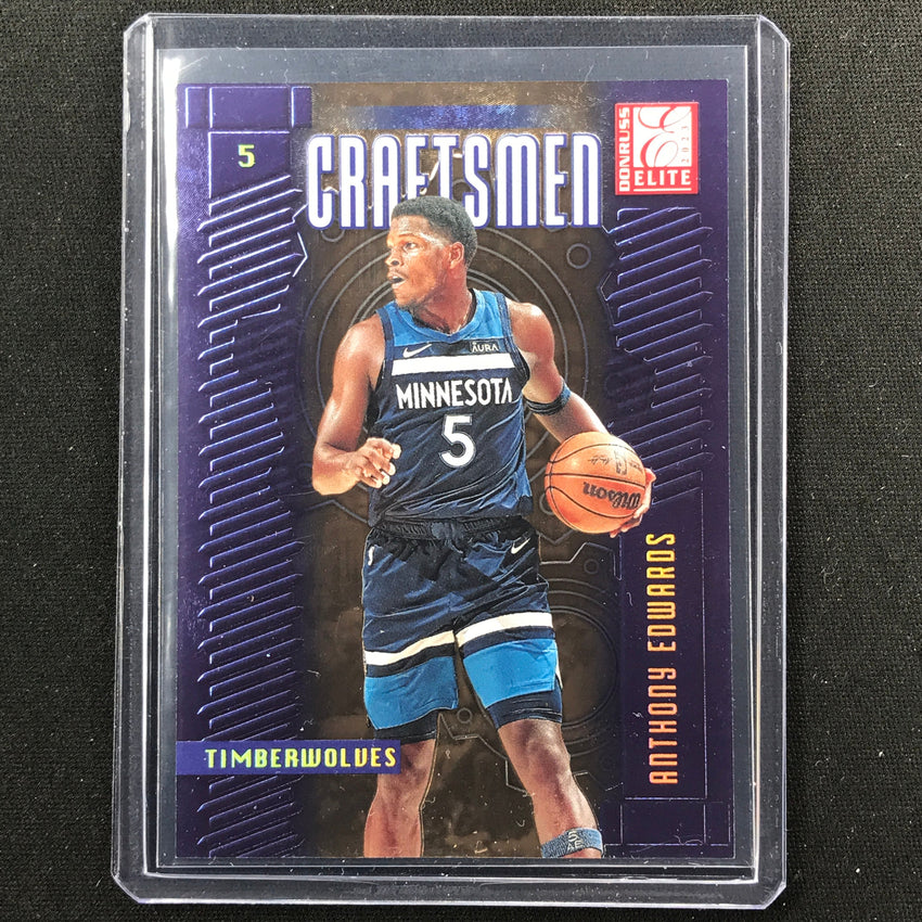2023-24 Donruss Elite Anthony Edwards Craftsmen Gold 3/10 No 14