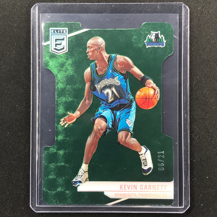 2023-24 Donruss Elite Kevin Garnett Base Status Die-cut 6/21 #96