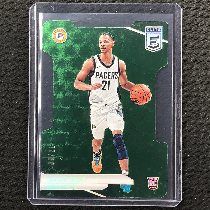 2023-24 Donruss Elite Isaiah Wong Rookie Base Status Die-cut 3/21 #241