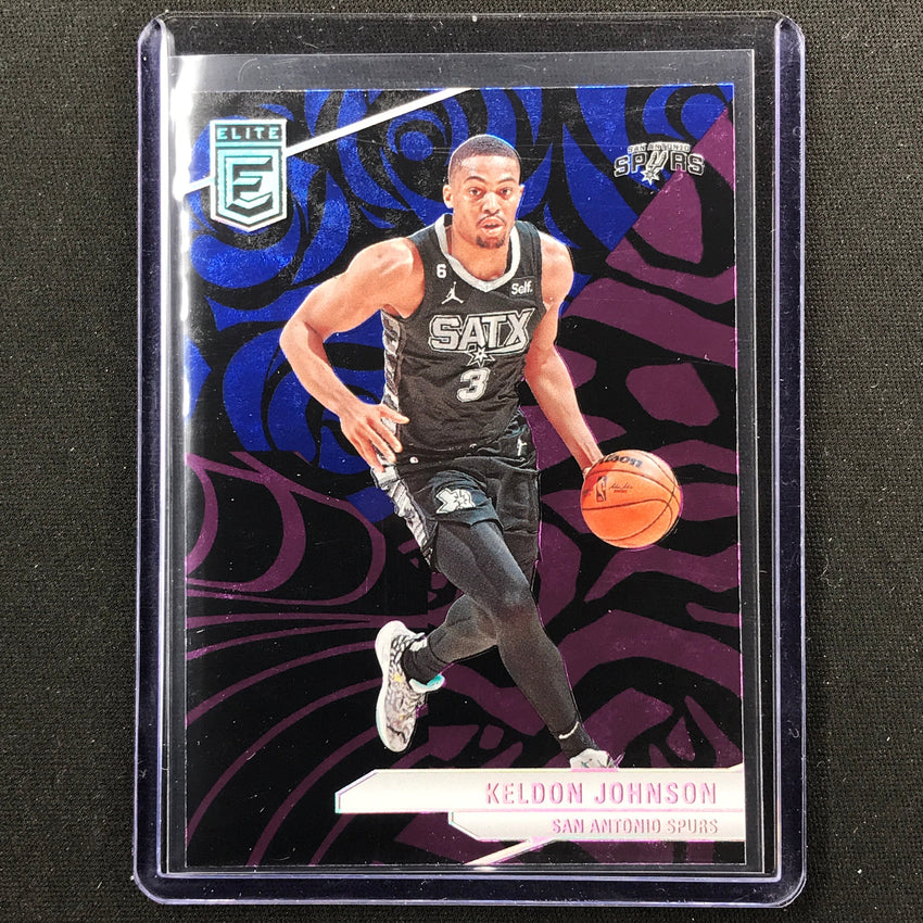 2023-24 Donruss Elite Keldon Johnson Base Mixorama Sp #165