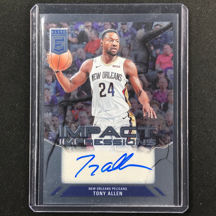 2023-24 Donruss Elite Tony Allen Impact Impressions Auto #All