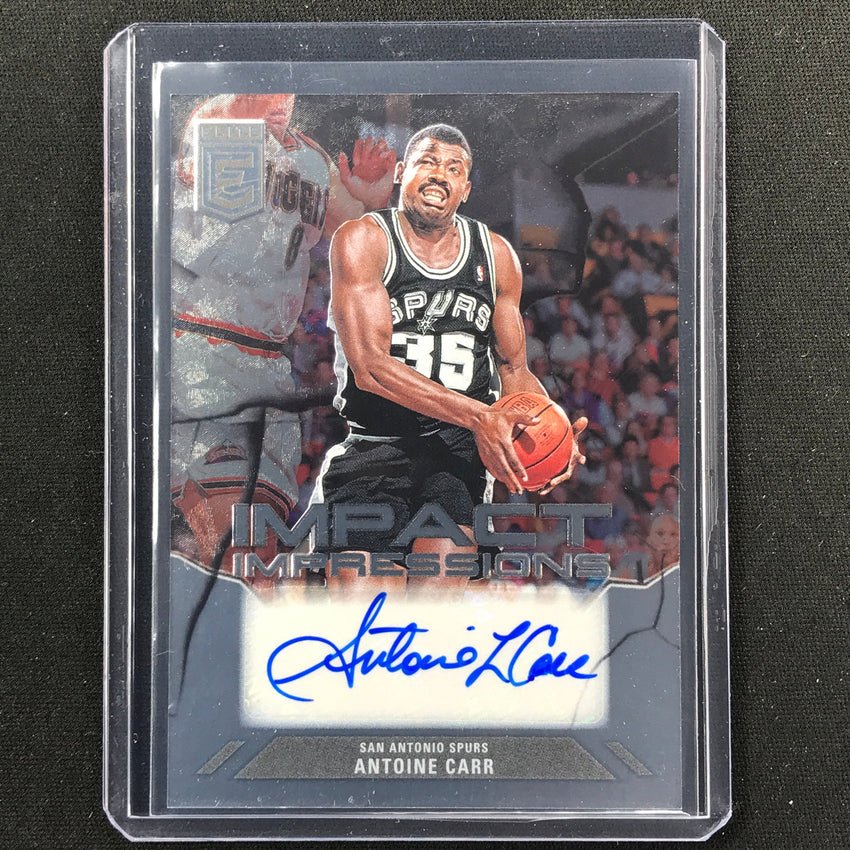 2023-24 Donruss Elite Antoine Carr Impact Impressions Auto #Car