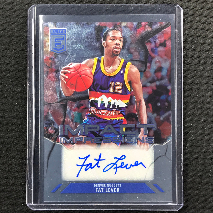 2023-24 Donruss Elite Fat Lever Impact Impressions Auto #Fat